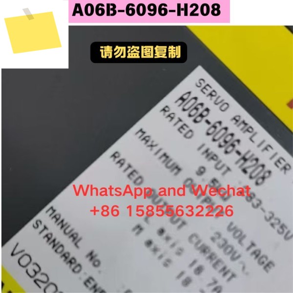 중고 드라이버 A06B-6096-H208 기능 테스트 OK 제품 이미지