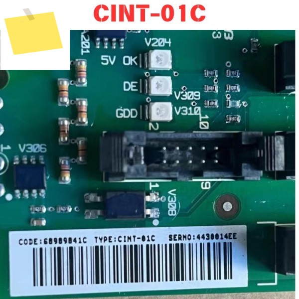 중고 CINT-01C 통신 인터페이스 보드의 범용 모델 ACS800DSU 정류기 유닛 기능 테스트 OK 제품 이미지