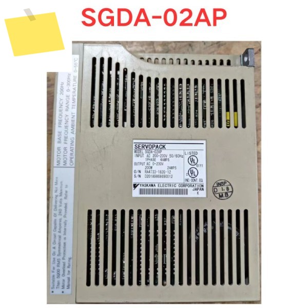 중고 SGDA-02AP 서보 드라이버 기능 테스트 OK 제품 이미지