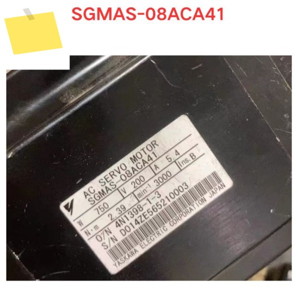 중고 SGMAS-08ACA41 전기기계 기능 테스트 OK 제품 이미지