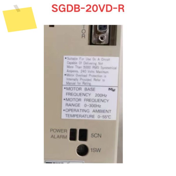 중고 SGDB-20VD-R 서보 드라이버 기능 테스트 OK 제품 이미지