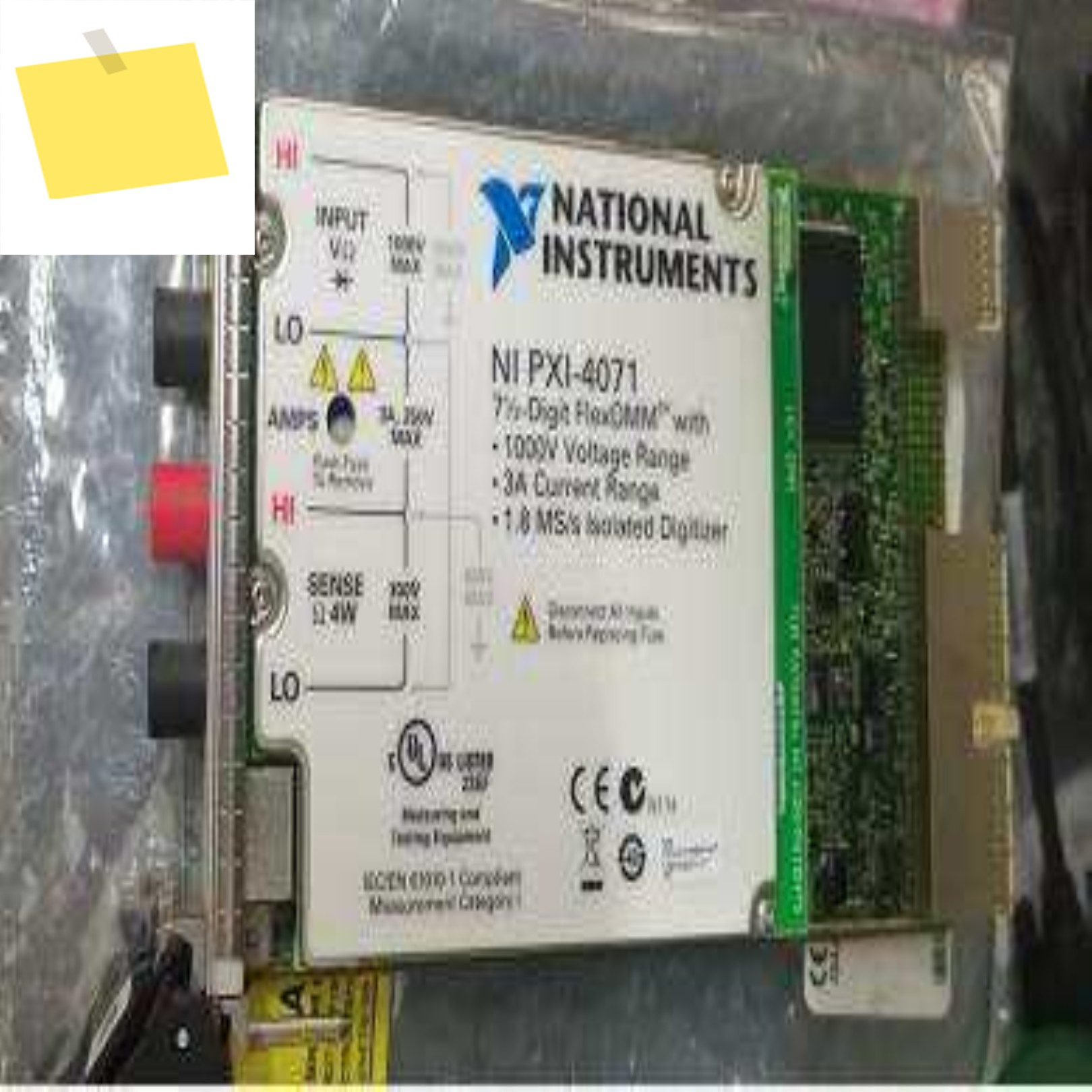 1PC National Instruments NI PXI-4071 고정밀 디지털 멀티미터 # 싱 제품 이미지