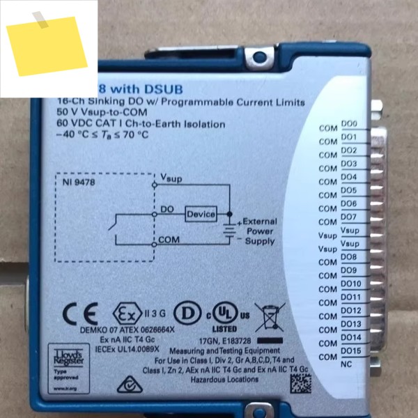 1PC National Instruments NI 9478 cDAQ 산업용 절연 디지털 출력 모듈 # 싱 제품 이미지