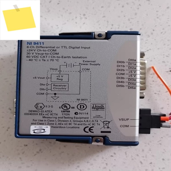 1PC National Instruments NI 9411 거친 환경고전압 절연 디지털 입력 모듈 # 싱 제품 이미지