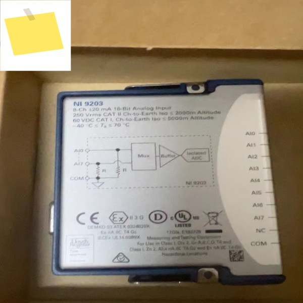 1PC NI 9203 National Instruments 고정밀 산업용 전류 DAQ 모듈 # 싱 제품 이미지