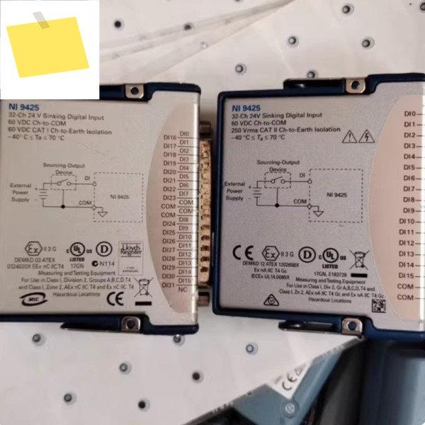 1PC National Instruments NI 9425 cDAQ 32채널 절연형 디지털 입력 모듈LED 표시기 포함 # 싱 제품 이미지
