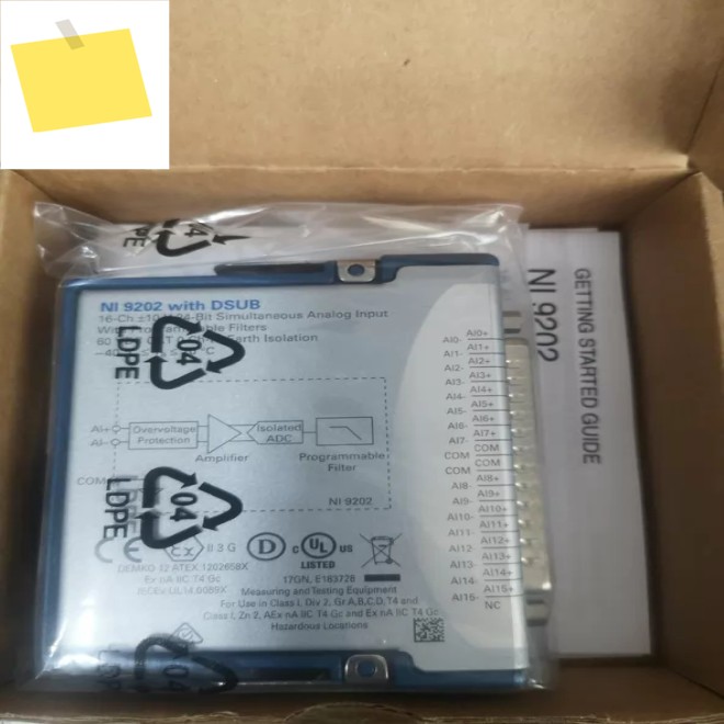 1PC National Instruments NI 9202 DSUB 고정밀 24비트 절연 아날로그 입력 모듈 # 싱 제품 이미지