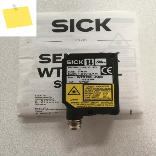 1PC SICK WTB190L-P460 광학 근접 센서 # 싱 제품 이미지