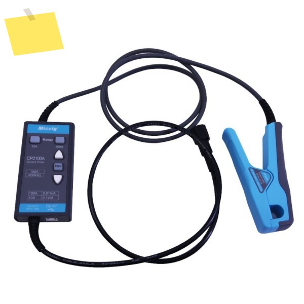 1PC Micsig CP2100A ACDC 전류 프로브 2.5MHz 10A100A 최대 측정 가능 70.7Arms DC+ACpk # 싱 제품 이미지