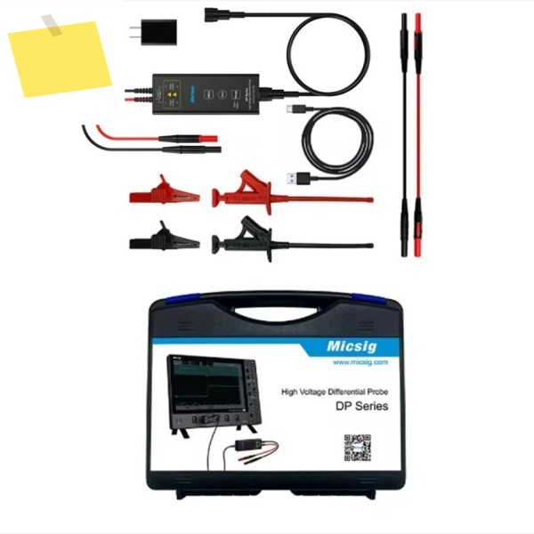 Micsig 오실로스코프 DP700150030007011501300170215023002 고전압 차동 프로브 100MHz-200MHz DP 시리즈 # 제품 이미지