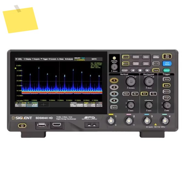 시글런트 SDS802X HD 12비트 디지털 스토리지 오실로스코프 제품 이미지
