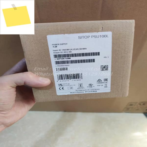 지멘스 SITOP PSU100L 용 안정화 전원 공급 장치, 입력: 120230 V AC, DC 24 V10 6EP1334-1LB00 제품 이미지
