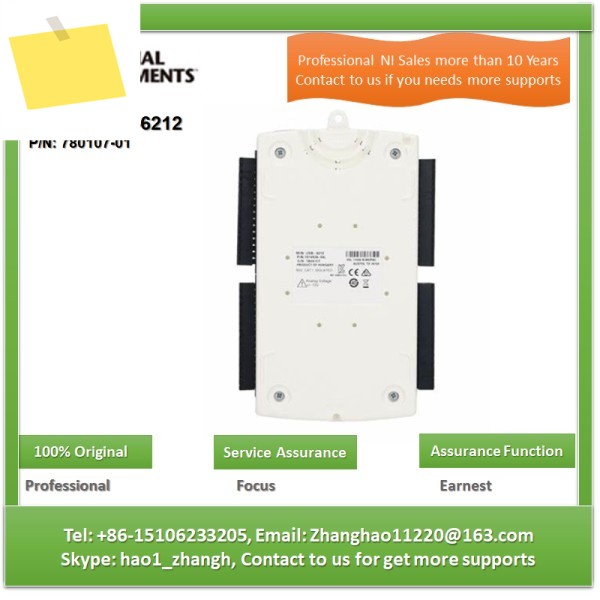 NI USB-6212 780169 -01은 아날로그 입력, 디지털 출력 및 2개의 32비트 카운터 제공합니다 제품 이미지