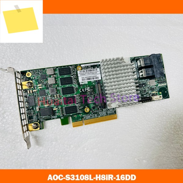 Supermicro 12GB 캐시 RAID 카드 9361-8i AOC-S3108L-H8iR-16DD용 제품 이미지