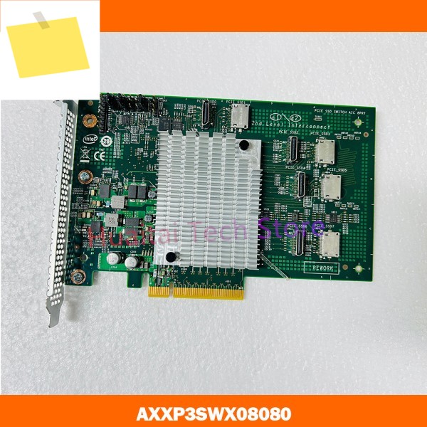 Intel NVME 확장 카드분할 기능 포함의 경우 8개의 U-2 AXXP3SWX08080을 지원합니다. 제품 이미지