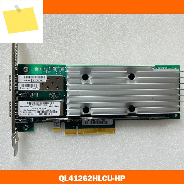 HPE Q0F09A CN1300R 25Gb 872526-001 10G 광 네트워크 카드 QL41262HLCU-HP용 제품 이미지