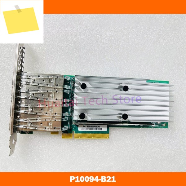 이더넷 10Gb 4포트 광섬유 네트워크 카드 SFP+ QL41134HLCU-HC P10094-B21 제품 이미지