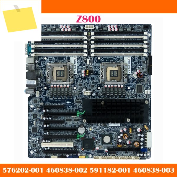 HP Z800용 워크스테이션 마더보드 576202-001 460838-002 X58 LGA1366 지원 XEON 56XX 완벽하게 작동 제품 이미지
