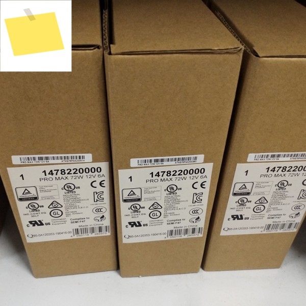 1478220000 Weidmuller 스위칭 전원 공급 장치 PRO MAX 72W 12V 6A용 제품 이미지