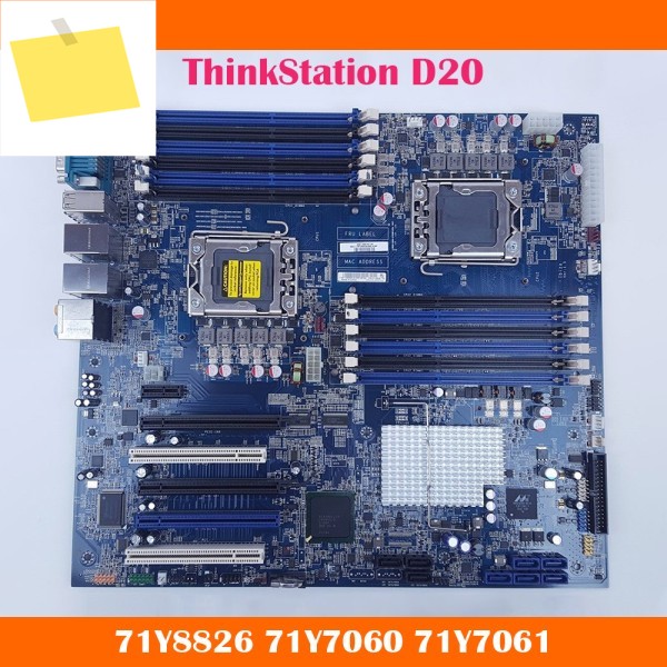 Lenovo ThinkStation D20 71Y8826 X58 LGA1366 용 워크스테이션 마더보드는 완벽하게 고품질로 작동합니다 제품 이미지