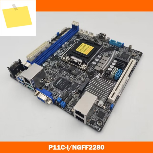 Asus mini-ITX 서버 보드 듀얼 기가비트 LAN 포트 P11C-INGFF2280용 워크스테이션 제품 이미지