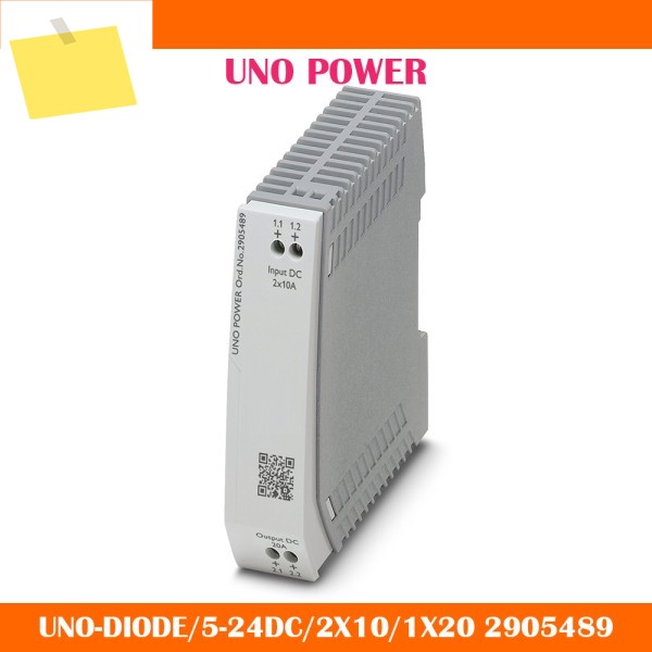 UNO-DIODE5-24DC2X101X20- 이중화 모듈 2905489 제품 이미지