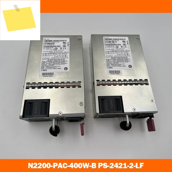 N3K 시리즈 스위치에 사용되는 전원 공급 장치 1개 N2200-PAC-400W-B 400W PS-2421-2-LF 제품 이미지