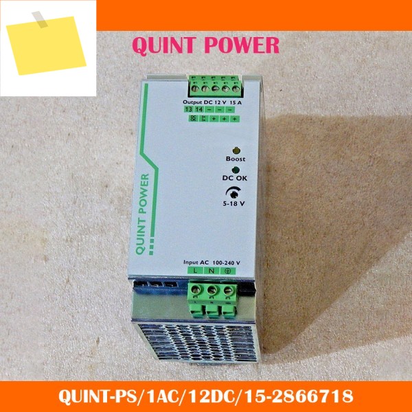 신품 QUINT-PS1AC12DC15- 2866718 QUINT POWER 스위칭 전원 공급 장치 제품 이미지