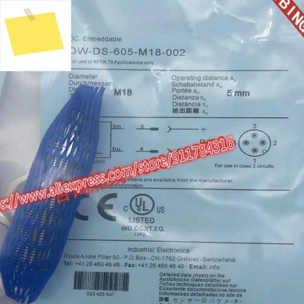 3PCS 고품질 근접 스위치 DW-DS-606-M18-002 제품 이미지