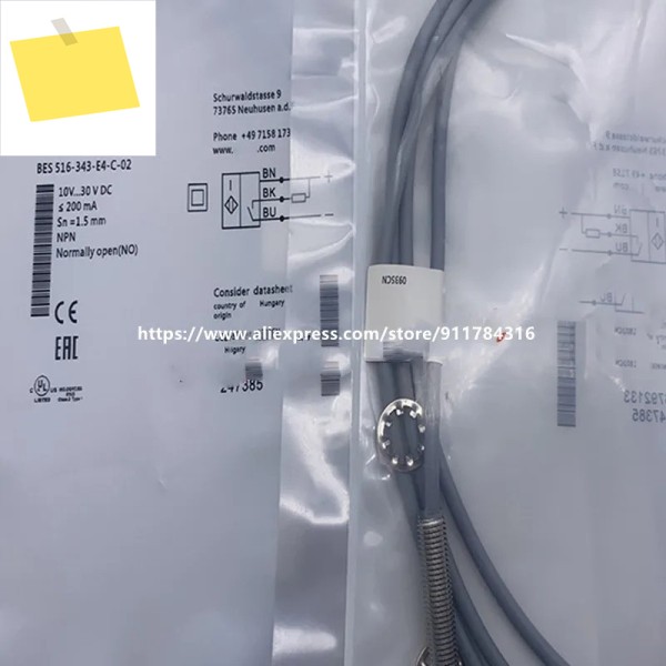 2Pcs 신품 고품질 Balluff 근접 스위치 BES 516-343-SA18-PU-05 제품 이미지
