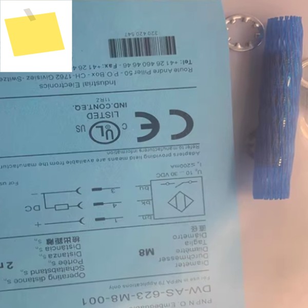 3PCS 신품 고품질 DW-AS-623-M8-123 플러그인 센서 근접 스위치 제품 이미지