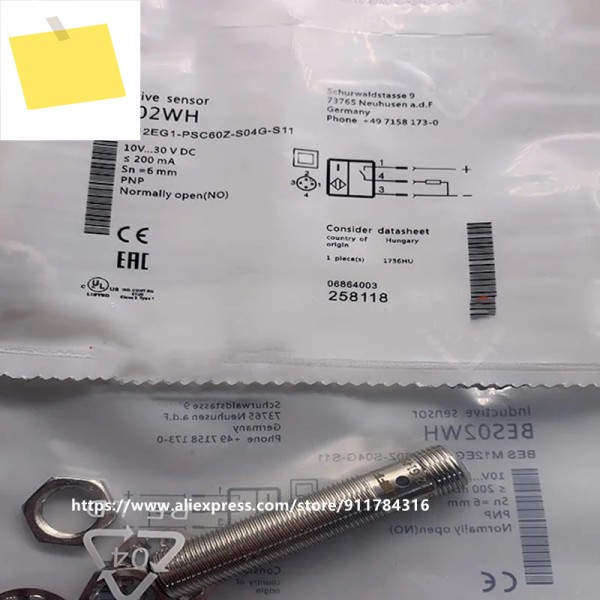 2Pcs 신품 고품질 Balluff 근접 스위치 BES02WH M12EG1-PSC60Z-S04G-S11 제품 이미지