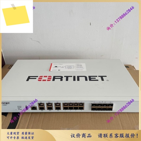 Fortigate FG-100EF 8 포트 SFP 기가비트 엔터프라이즈 방화벽, 하드웨어 UTM SSL용 제품 이미지