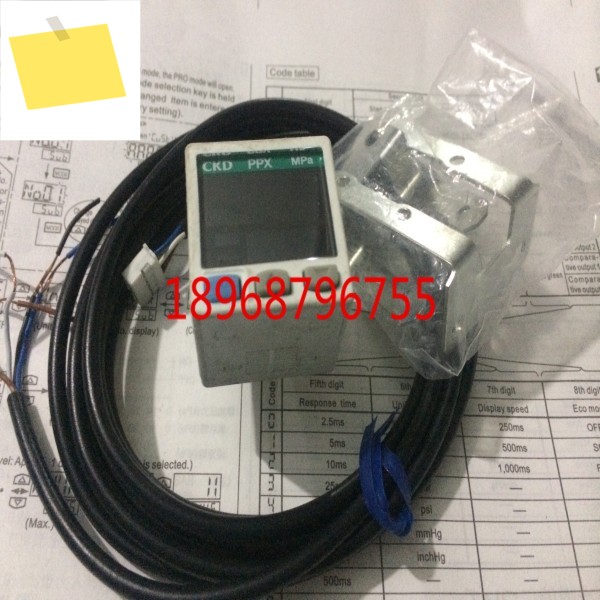 CKD 디지털 압력 센서 PPX-R10NH-6M 스위치 제품 이미지