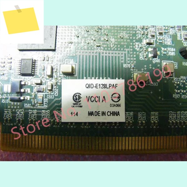 전문가용 4화면 그래픽 카드 PCI-E QID-E128LPAF 제품 이미지