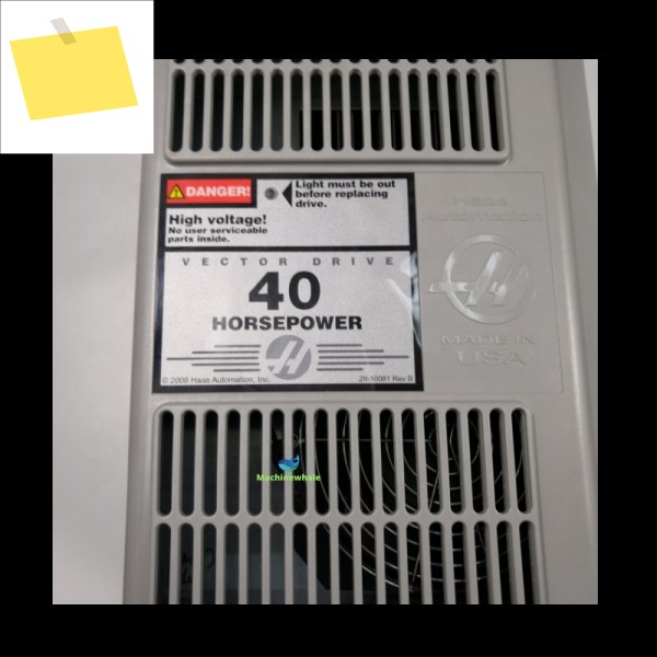 HAAS 93-32-5558B 벡터 드라이브 40HP 스마트 내장 필터 제품 이미지