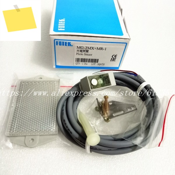 1set MG-2MX + MR-1 FOTEK 기존 신품 광전 스위치 센서 미러 반사 유형 사진 제품 이미지