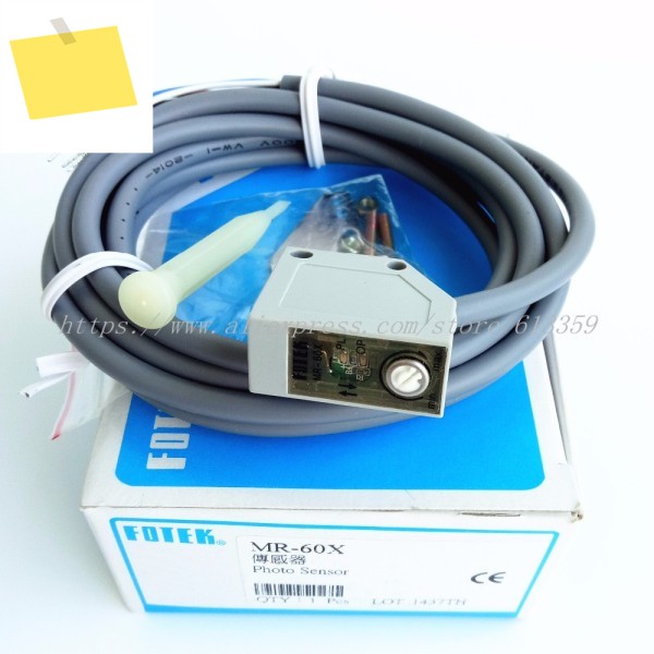 1PC MR-60X 또는 FOTEK 광전 스위치 센서 반사 유형 사진 NPN 및 Sn-60CM 100% 새 원본 제품 이미지
