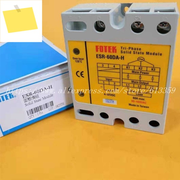 1PC ESR-25DA-40DA-60DA-80DA-100DA-25DA-H ESR-40DA-H FOTEK 3상 솔리드 스테이트 모듈 100% 신규 제품 이미지
