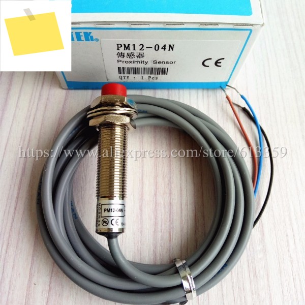 5PCS PM12-04N NPN NO 신품 FOTEK 근접 스위치 센서 3 와이어 150mA 10-30VDC Sn-4mm 제품 이미지