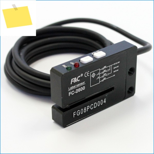 F&C 라벨 센서 FC-2600 4 선 NPN NO NC 전기 감지기 포토 100% 새 원본 제품 이미지