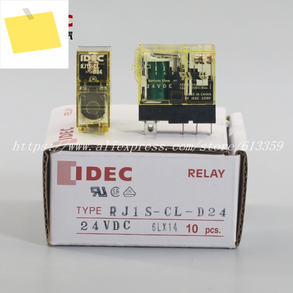 10PCS 신품 원본 IDEC 릴레이 RJ1S-CL-D24 24VDC SJ1S-05B 제품 이미지