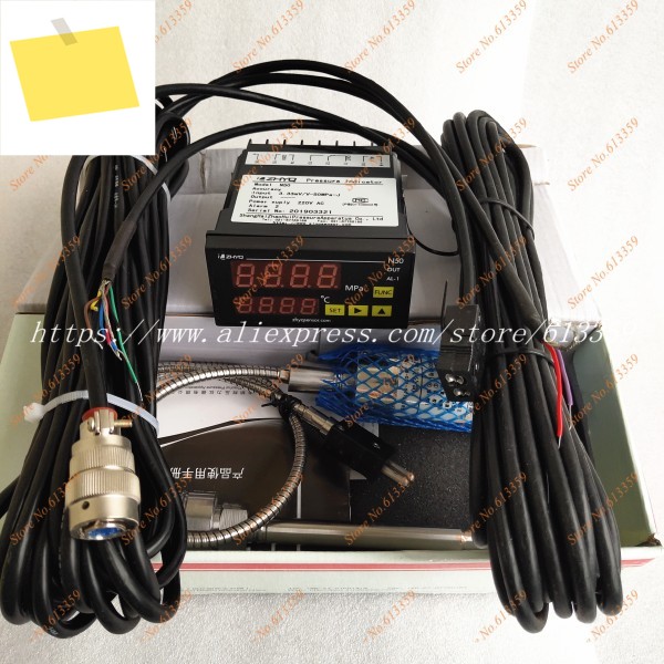 ZHYQ PT124G-123T-50Mpa-12-20UNF-152460-J-3.33 mVV-6 용융 압력 센서 온도 표시기가 있는 6핀 N50 제품 이미지