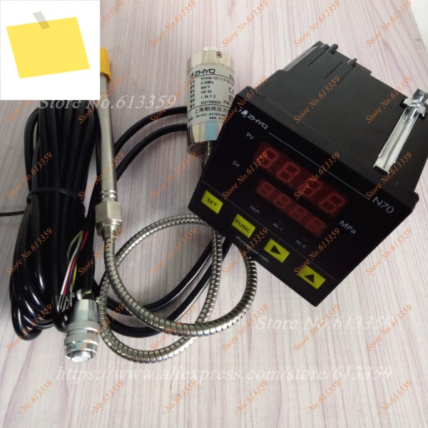 ZHYQ PT124G-121 용융 고온 압력 센서 플라스틱 압출기 5 핀 및 표시기 N70N80N90 220VAC 출력 2 mVV 제품 이미지