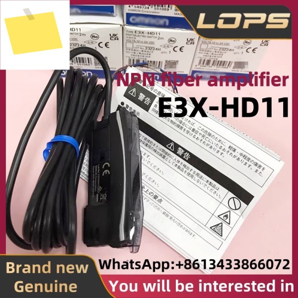 E3X-HD11 신품 NPN 광섬유 증폭기; 센서, 대량 보유, 환영합니다. 제품 이미지
