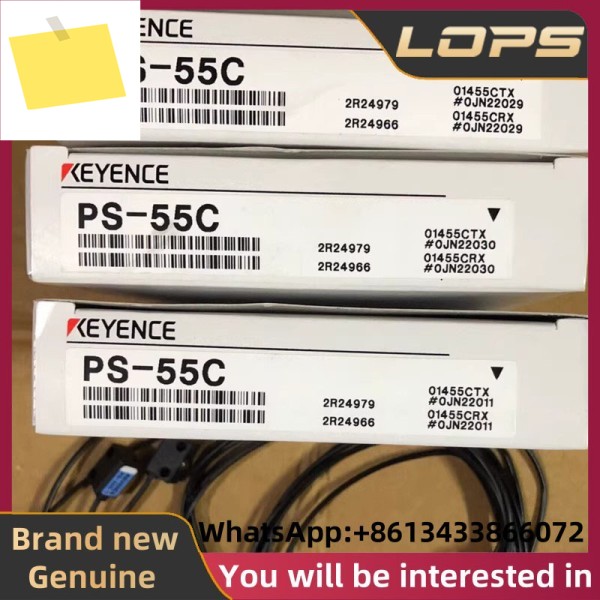 PS-55C 키엔스 정품 새제품 침투형 센서 헤드; 장거리 감지 광전 스위치, 대량 보유 제품 이미지