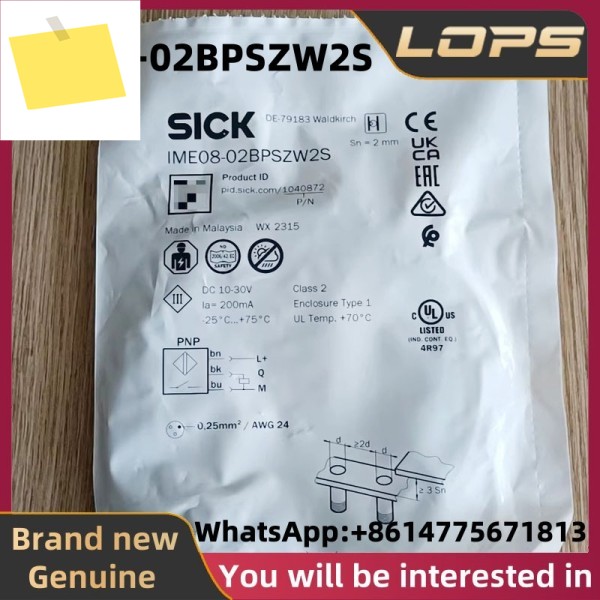 IME08-02BPSZW2S 새제품 SICK 근접 스위치 센서, 대량 보유, 환영 제품 이미지