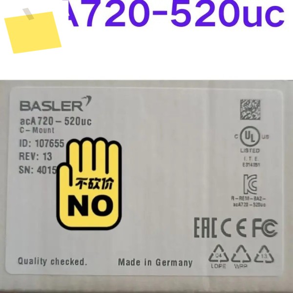 산업용 카메라, acA720-520um 및 새제품 제품 이미지