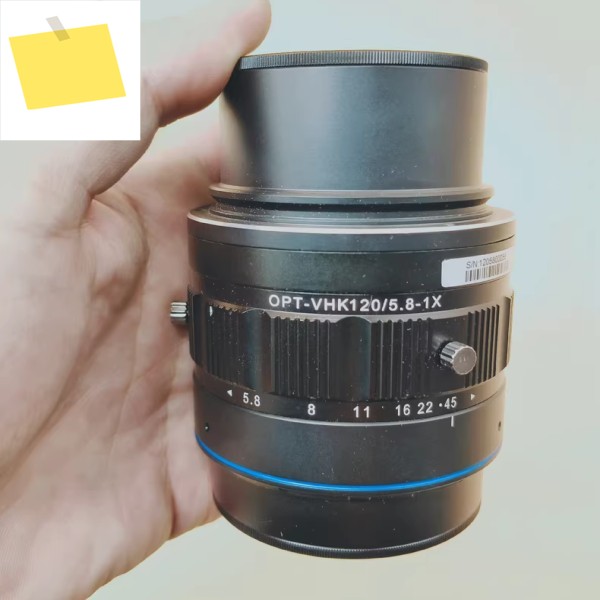 OPT-VHK1205.81.0X OPT 산업용 렌즈 120mm F5.8 라인 스캔 제품 이미지