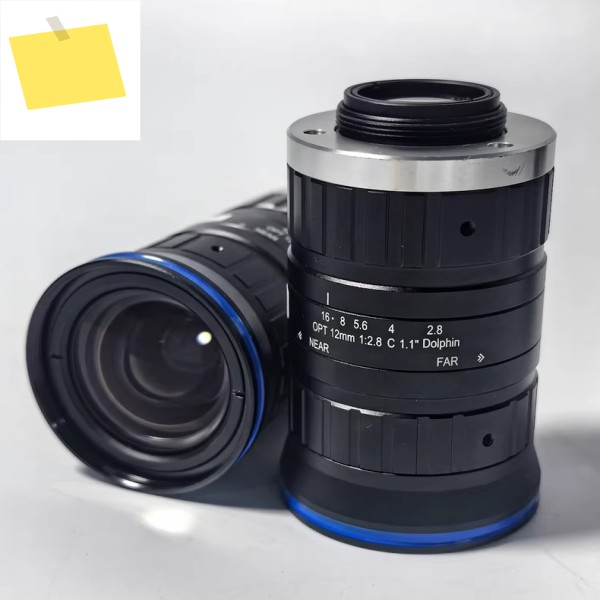 OPT 산업용 렌즈 12mm 1:2.8 C 1.1인치 돌핀 초점거리, 조리개, 마운트 FA 상태 양호 제품 이미지